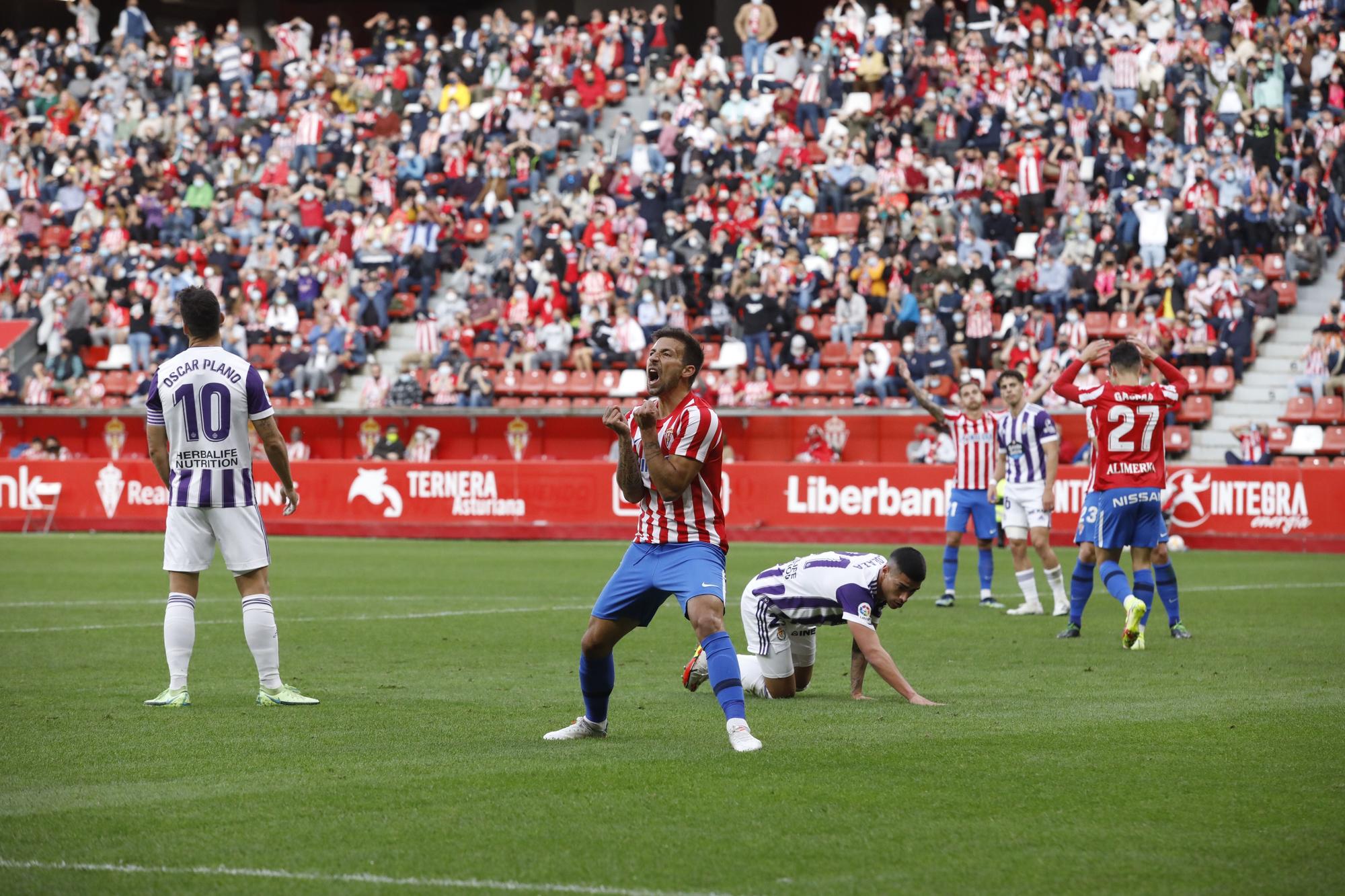 Sporting - Valladolid, en imágenes