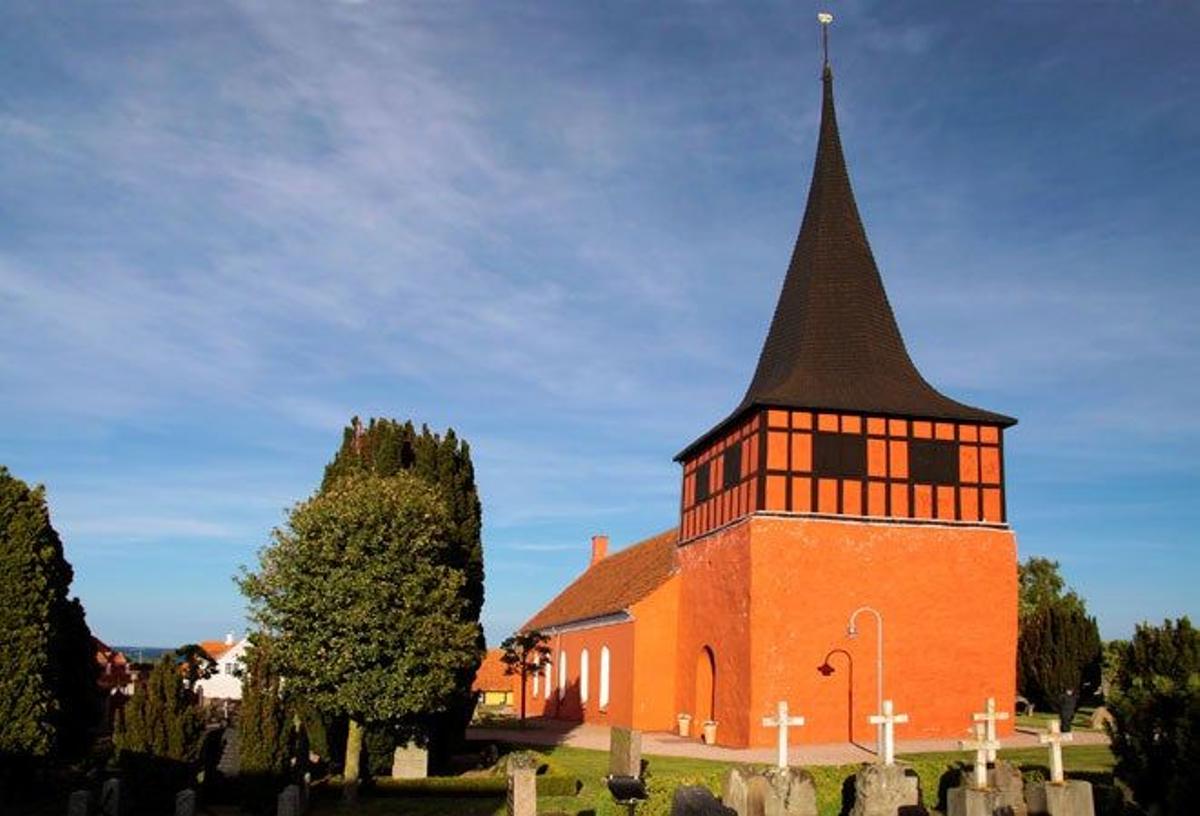 La Iglesia roja de Svaneke, en Bornholm