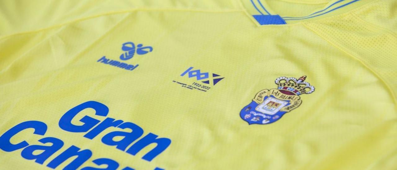 Camiseta de la UD Las Palmas.