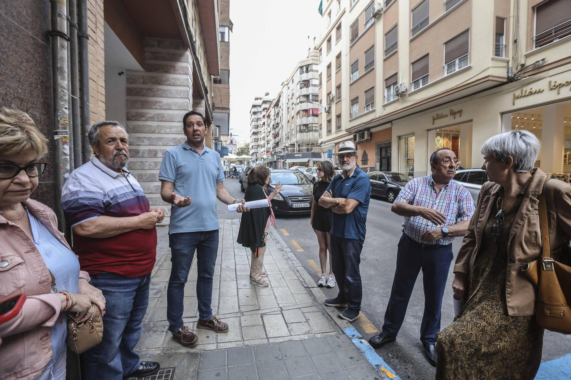 Vecinos del Centro piden más seguridad en Hogueras en caso de emergencia