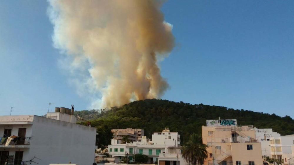 Incendio en Sant Antoni