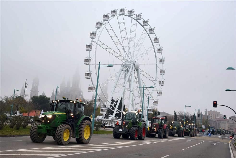 La Tractorada toma Zaragoza