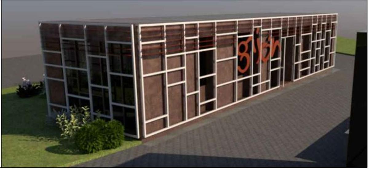 El proyecto para la futura oficina de turismo en el Náutico