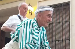 L'Alcúdia despide al "tio Pepe", fundador de la Muixeranga Els Negrets