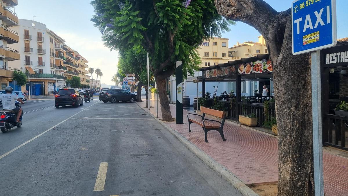 Parada de taxis de Duanes de la Mar de Xàbia