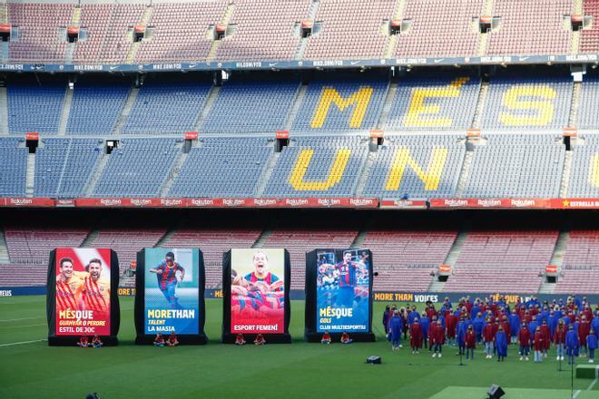 Presentación de la nueva camiseta del Barça 2021-2022