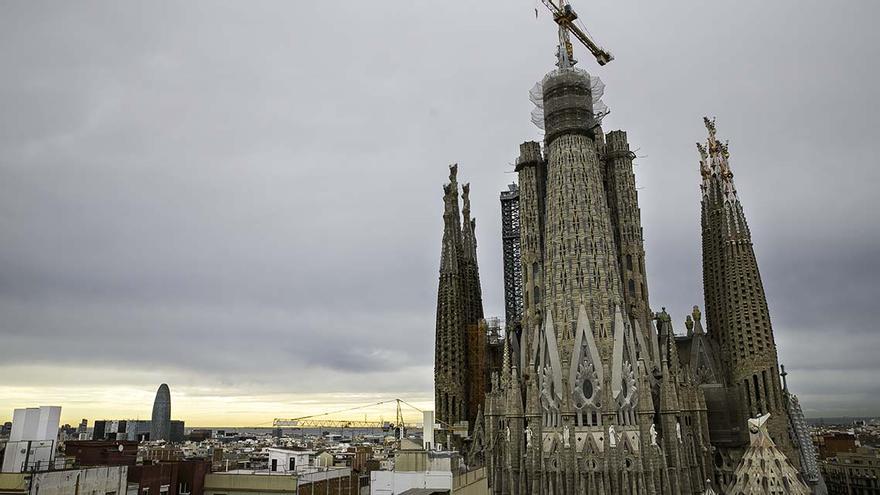 La Sagrada Família muestra cómo será el cimborrio que se convertirá en el techo de Barcelona