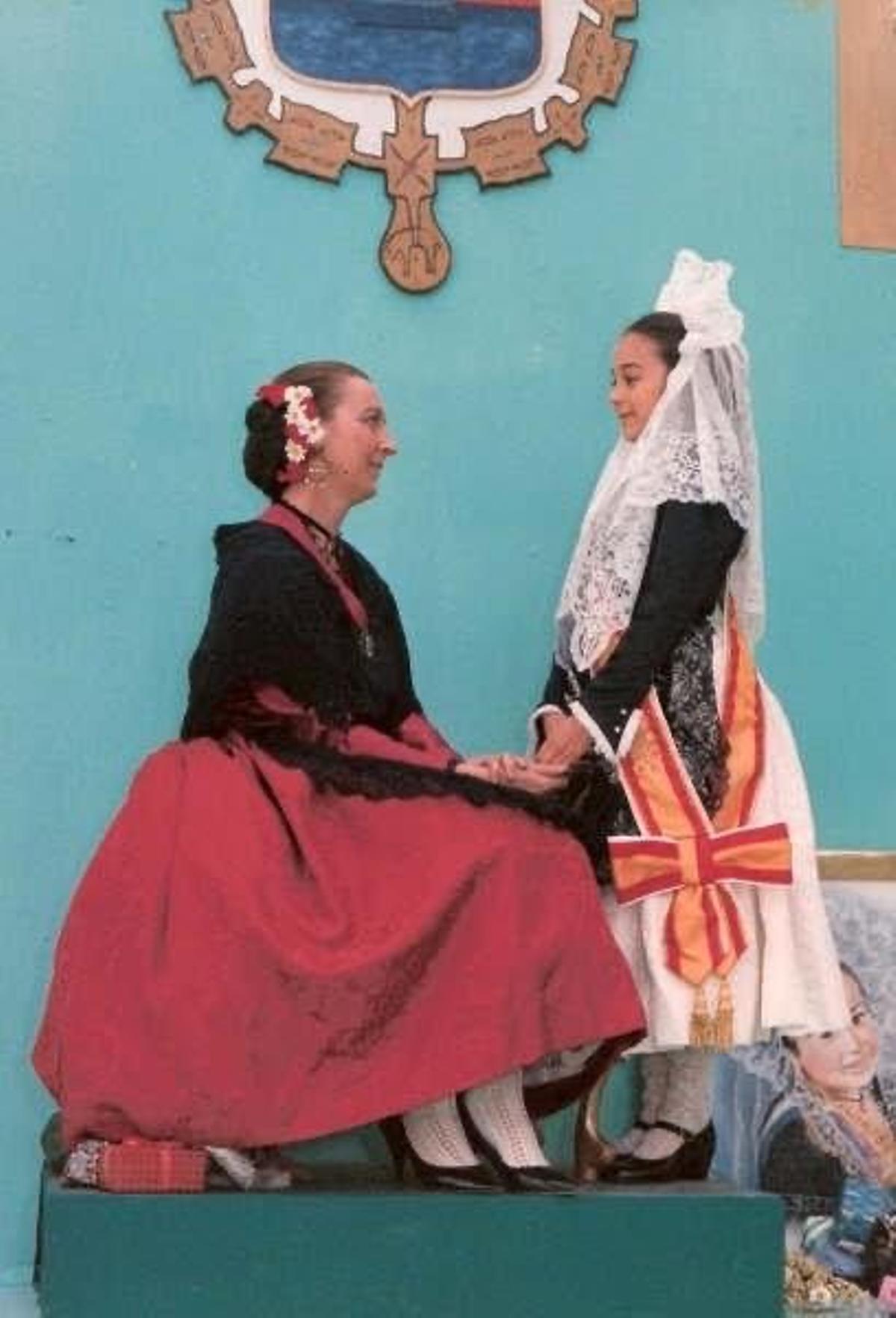 7 de mayo 1988, en la presentación como Bellea Infantil de Violeta Trives
