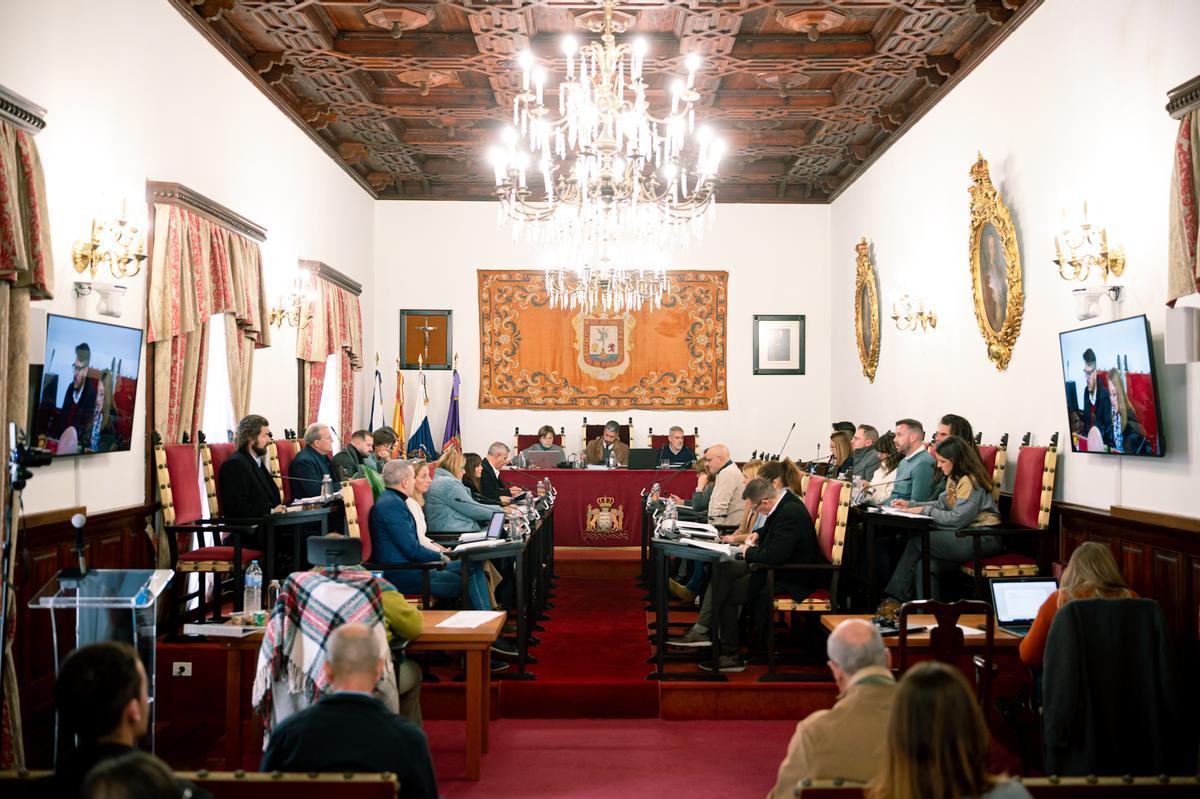 Pleno del Ayuntamiento de La Laguna.