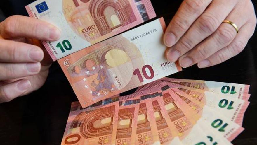 Preparada la distribución del nuevo billete de 10 euros