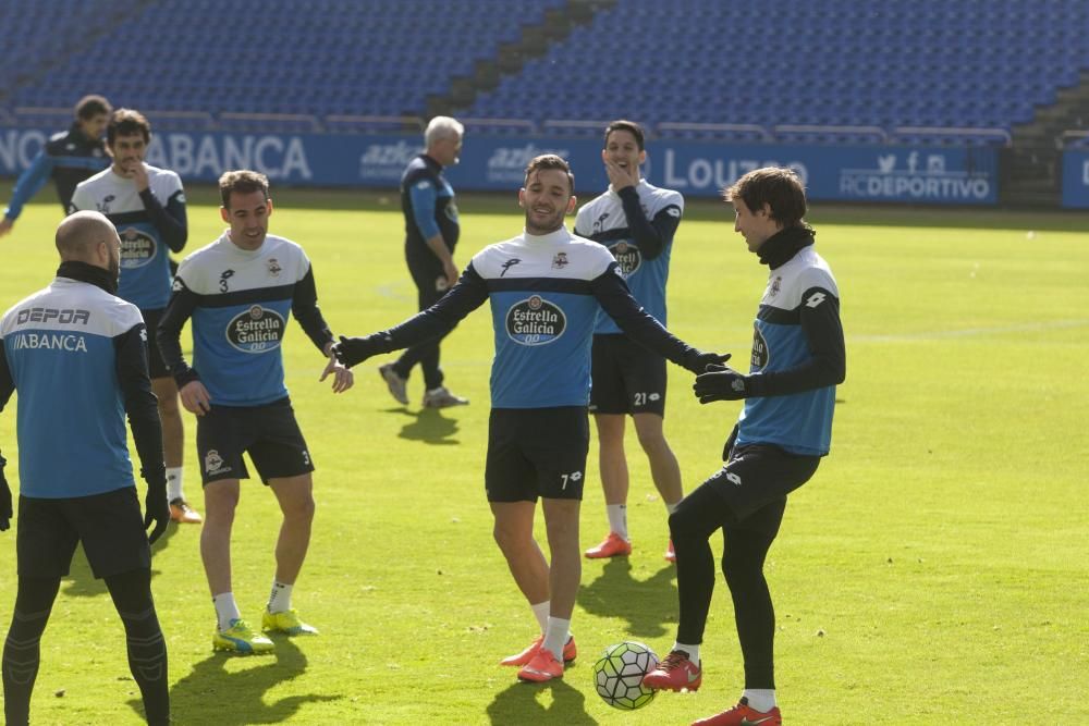 Última sesión antes de visitar el Vicente Calderón