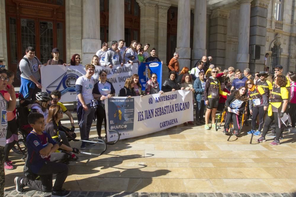 Marcha y lectura del manifiesto por la plena inclusión en Cartagena