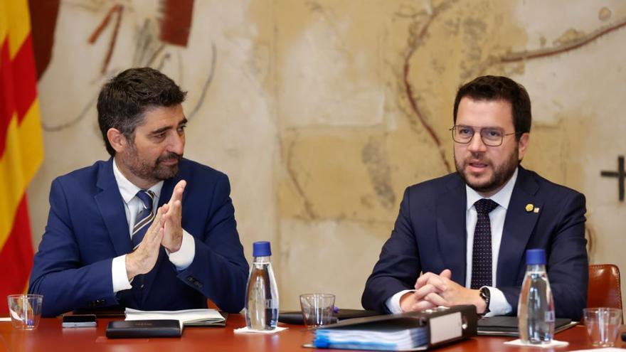 Pere Aragonès cessa el vicepresident Jordi Puigneró (Junts)