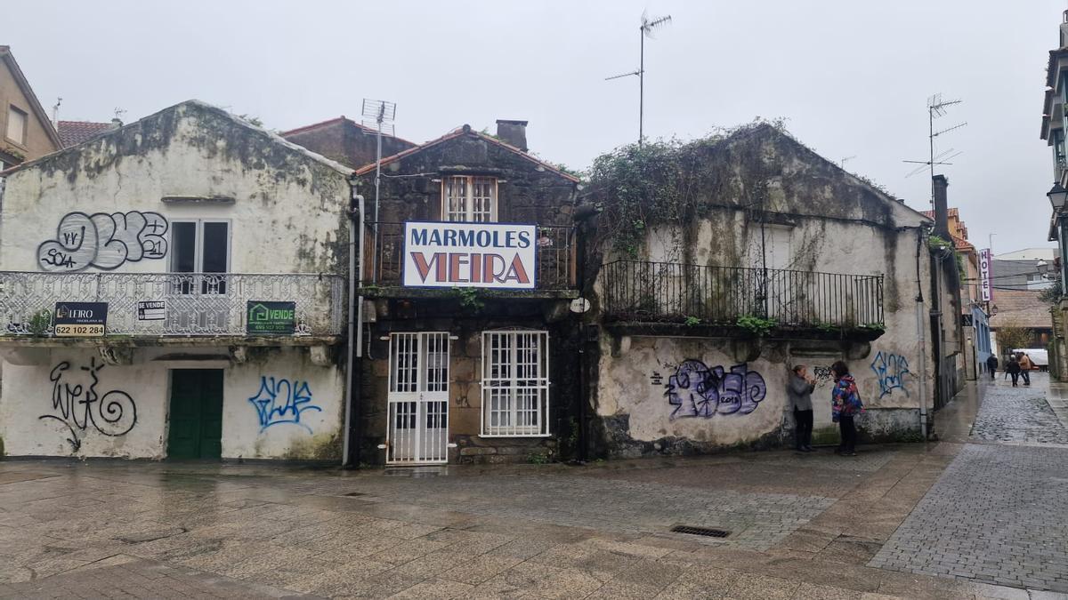 Inmuebles situados en el centro de la ciudad.