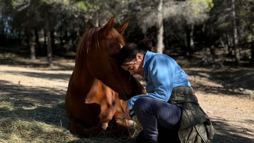 Àngels Gol és educadora equina especialitzada en la reeducació de cavalls.