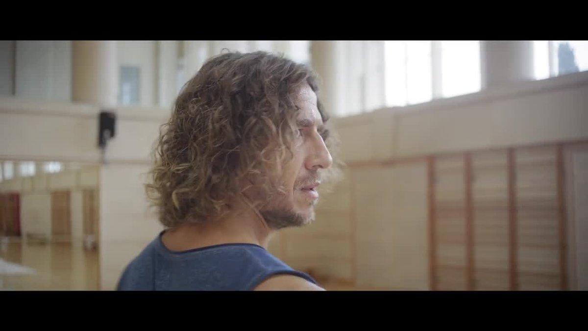 El exfutbolista del Barça Carles Puyol, en el espot de los Jocs Special Olympics 18