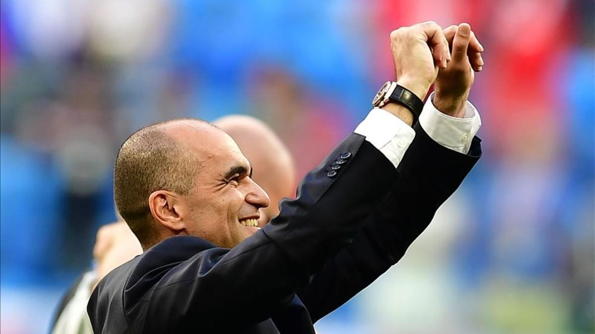 Roberto Martínez, la viva imagen del orgullo de Bélgica