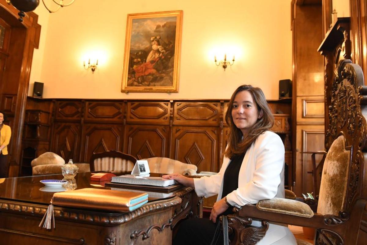 Inés Rey llega a María Pita en su primer día como alcaldesa de A Coruña