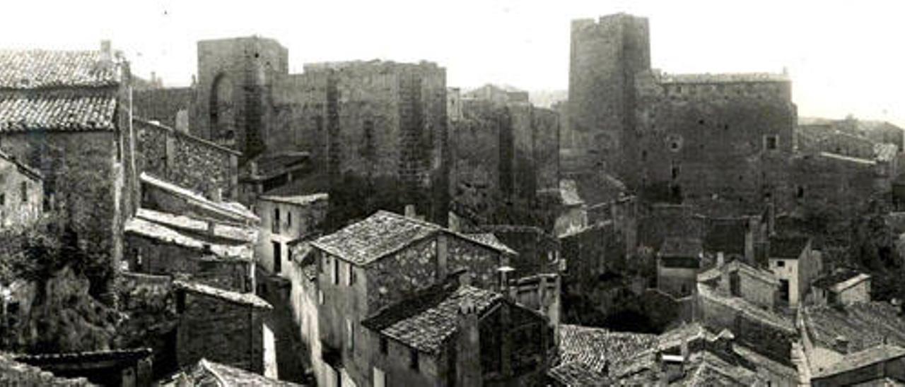 Fotografia antiga del Castell de Bunyol.