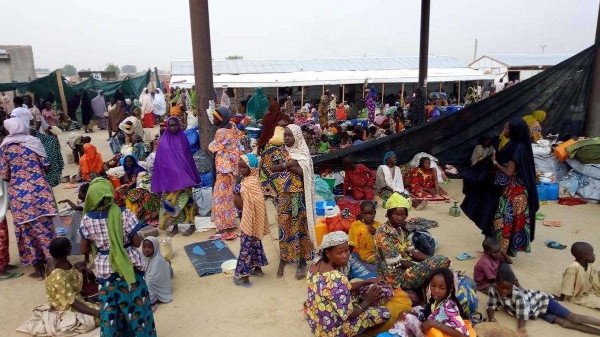 Desplazados por la violencia en Diffa, Níger.