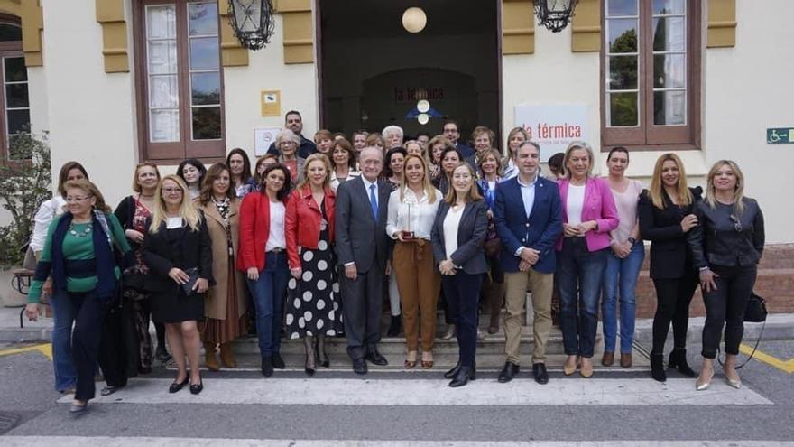 Ana Pastor, el sábado al media mañana en el acto que se celebró en La Térmica en Málaga.