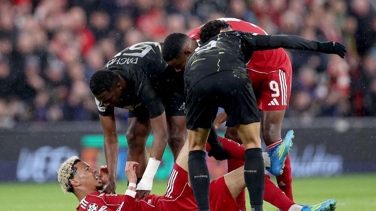 Resumen, goles y highlights del Liverpool 0 - 2 PSG de la vuelta de cuartos de final de la Champions League
