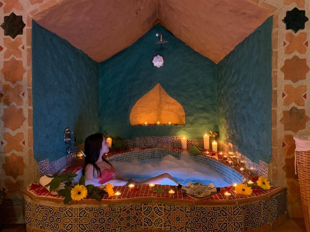 'Jacuzzi' en una de las casas cueva. 