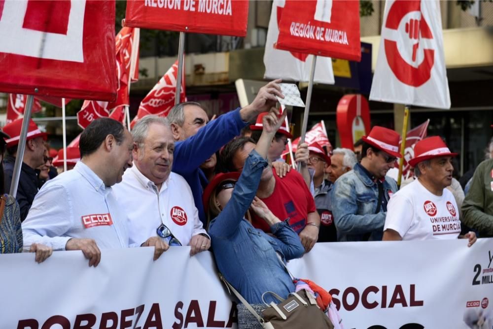 Manifestación del 1 de Mayo en Murcia