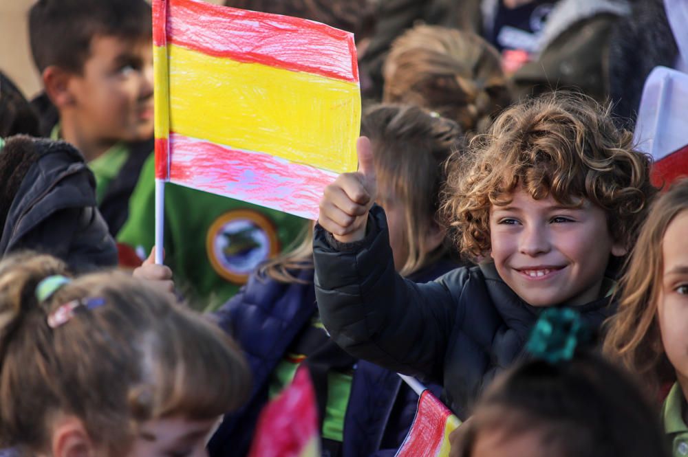 Los escolares del colegio de Hurchillo celebran lo