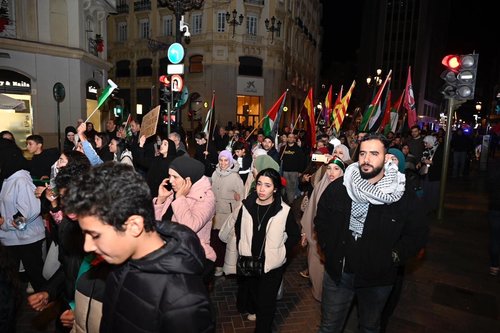 Galería: Manifestación en Castelló en defensa de Palestina