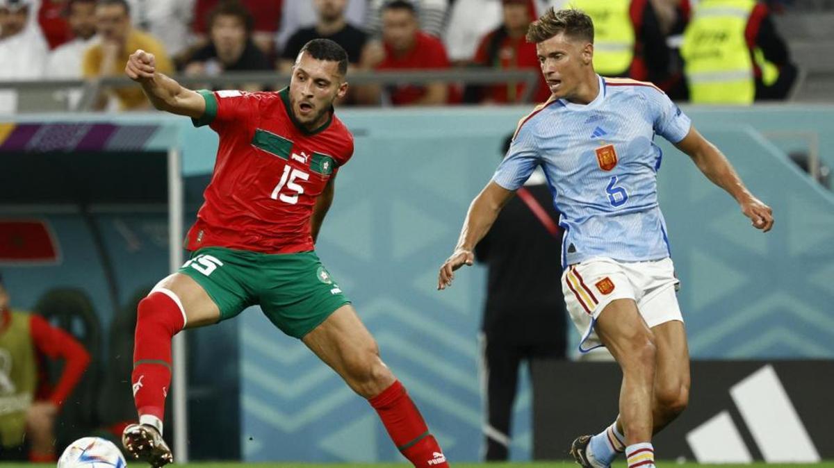 El marroquí frente a España en el mundial