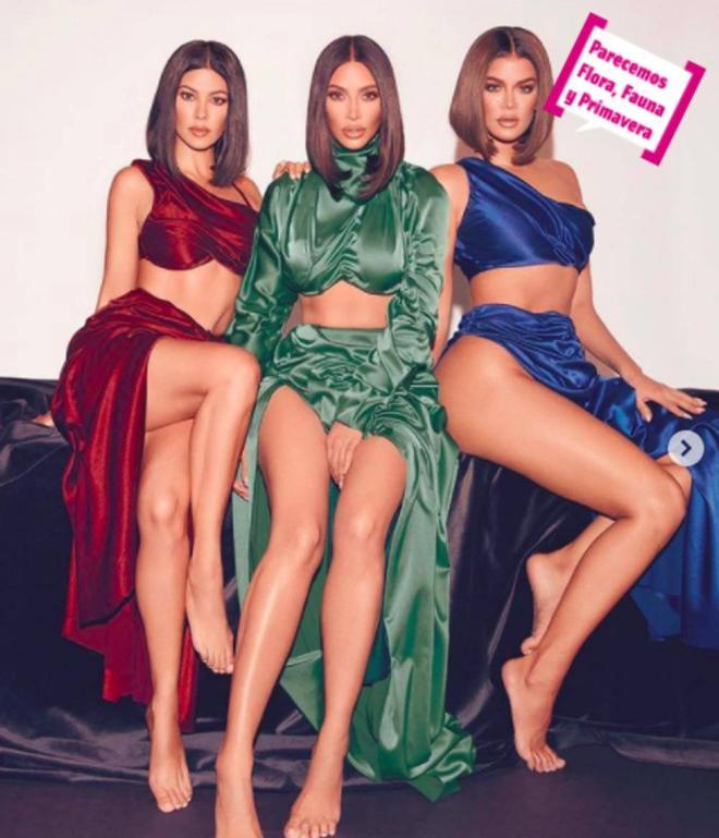 Kim, Kourtney y Khloé Kardashian en el lanzamiento de su nueva línea de perfumes