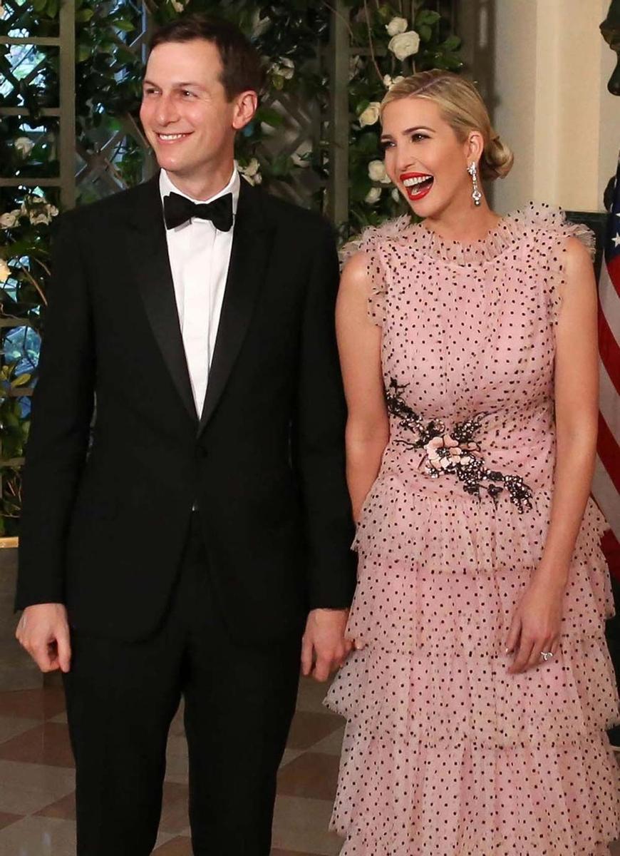 Ivanka Trump, con vestido de Rodarte