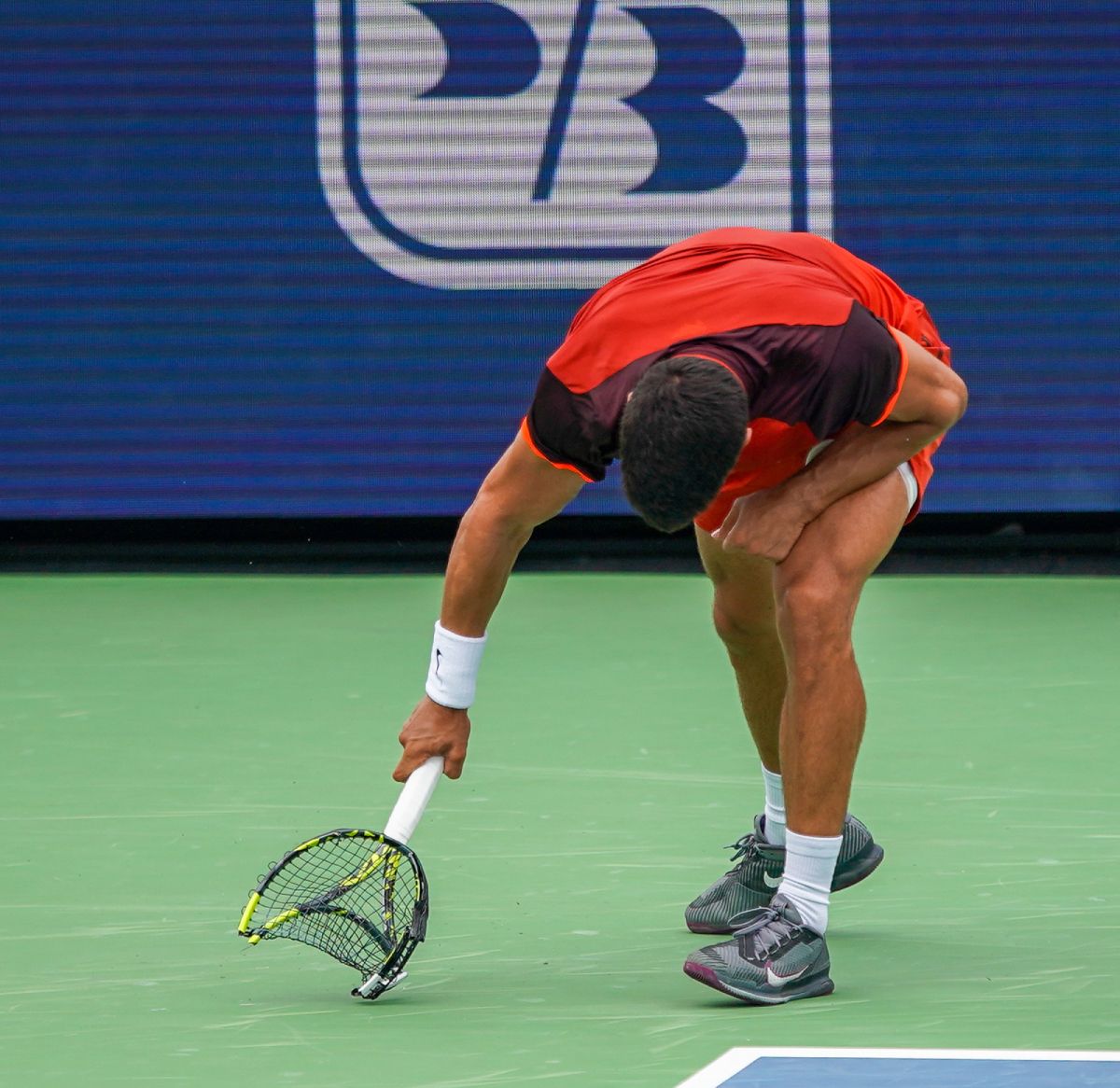 CARLOS ALCARAZ ROMPE RAQUETA | Carlos Alcaraz no está en racha: las