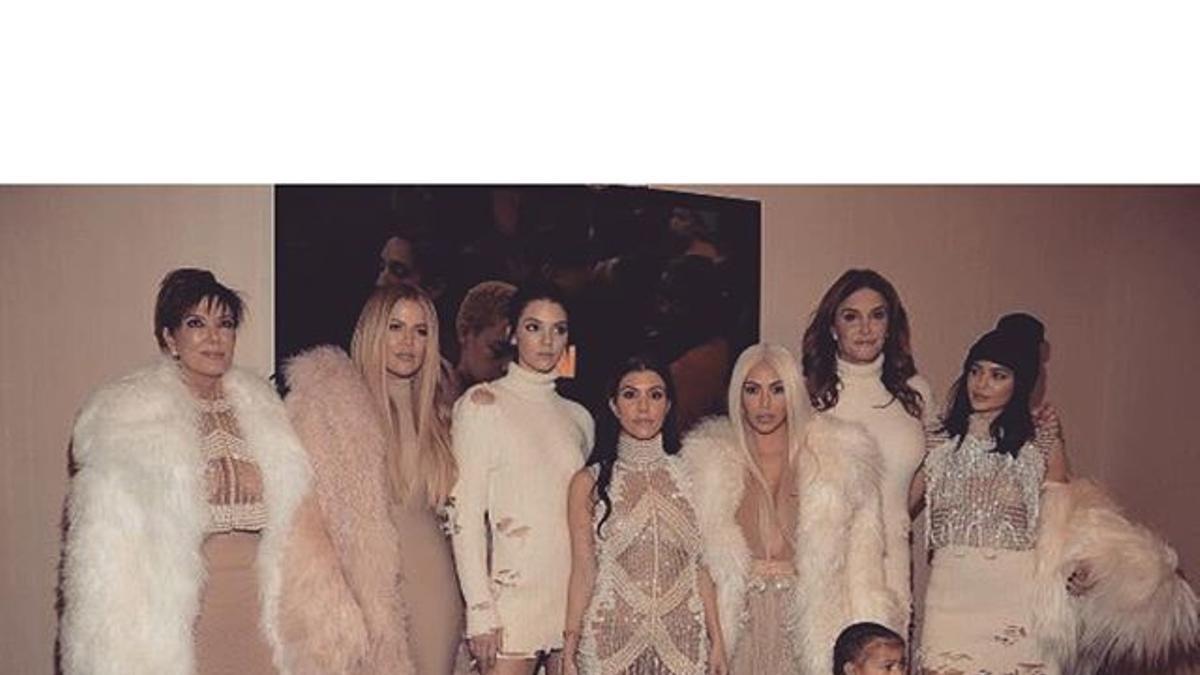 La familia Kardashian-Jenner al completo