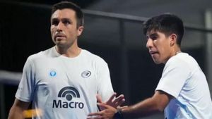 Bela y Chingotto durante un partido hace algunos años
