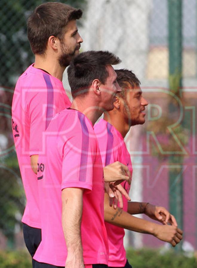 El Barça prepara el partido contra el Celta sin Iniesta