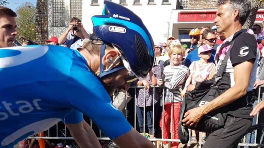 Alejandro Valverde, segundo en la Flecha Valona