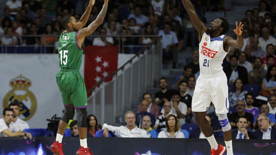 El Unicaja hizo un buen partido en Madrid, a pesar de la derrota ante el vigente campeón.