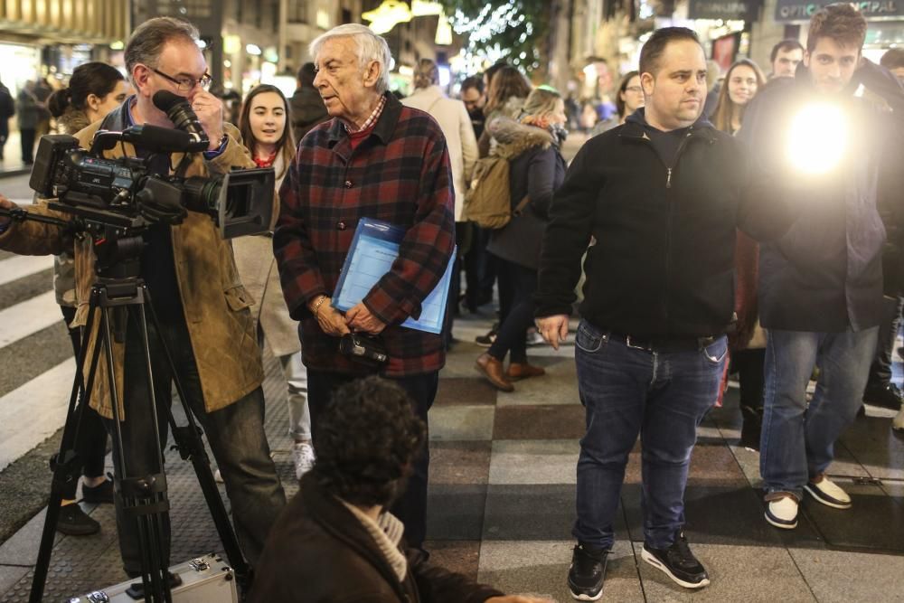 Grabación del documental sobre Rufo en Oviedo