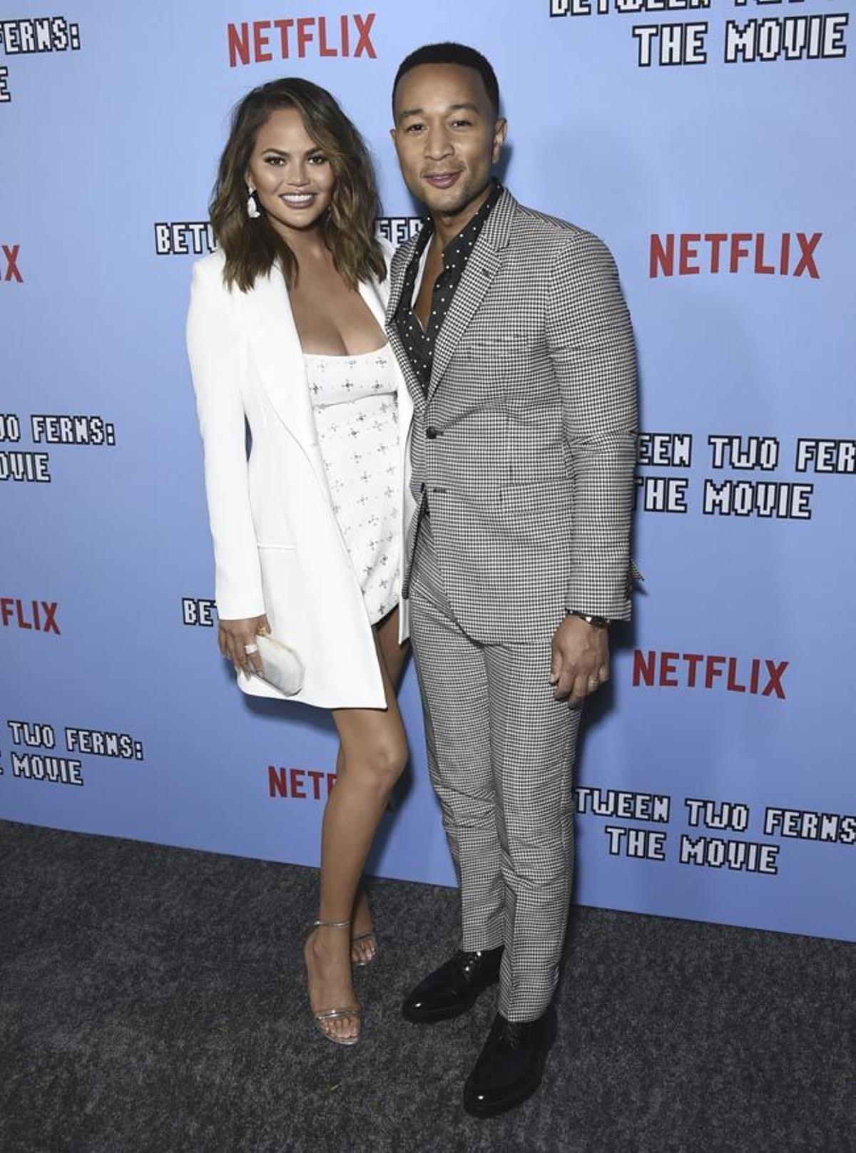 Chrissy Teigen y su marido el cantante John Legend