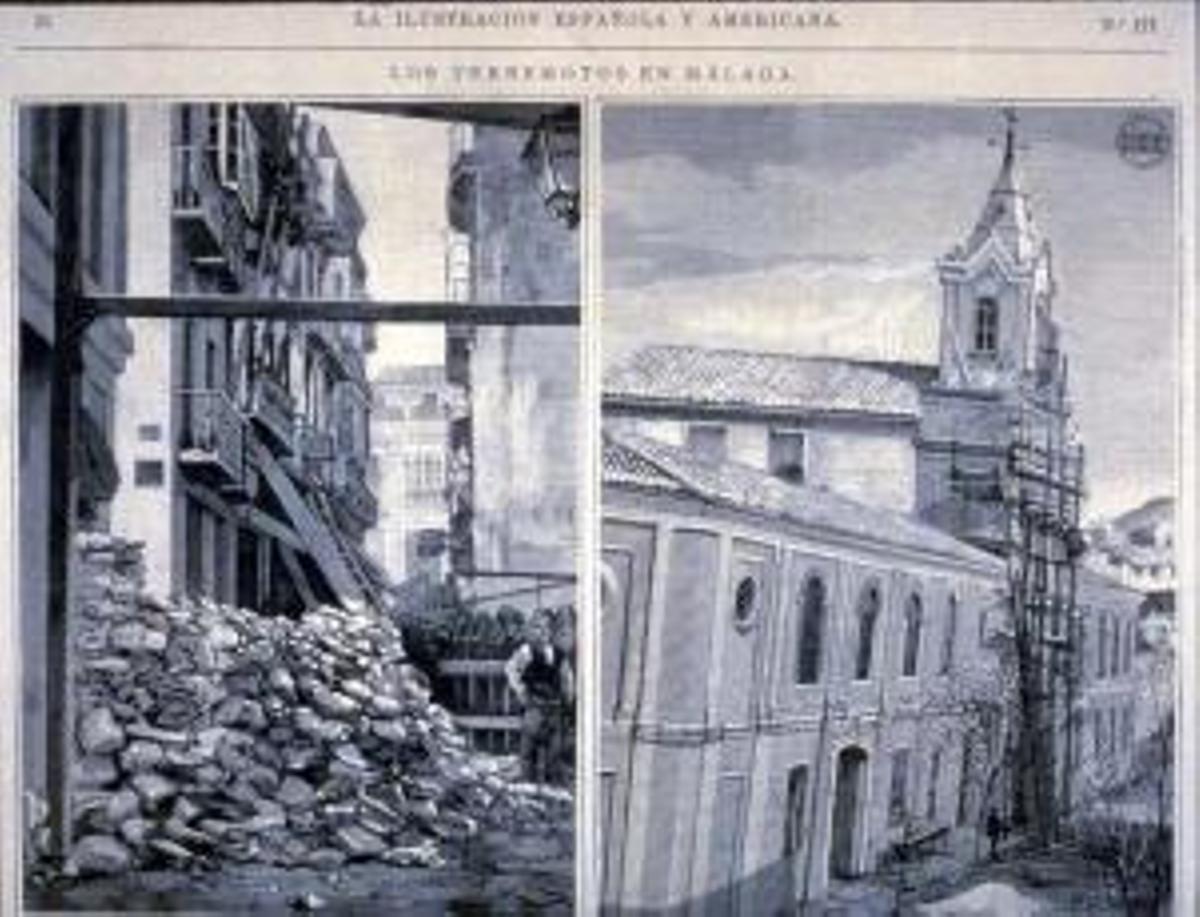 Efectos del terremoto de 1884.