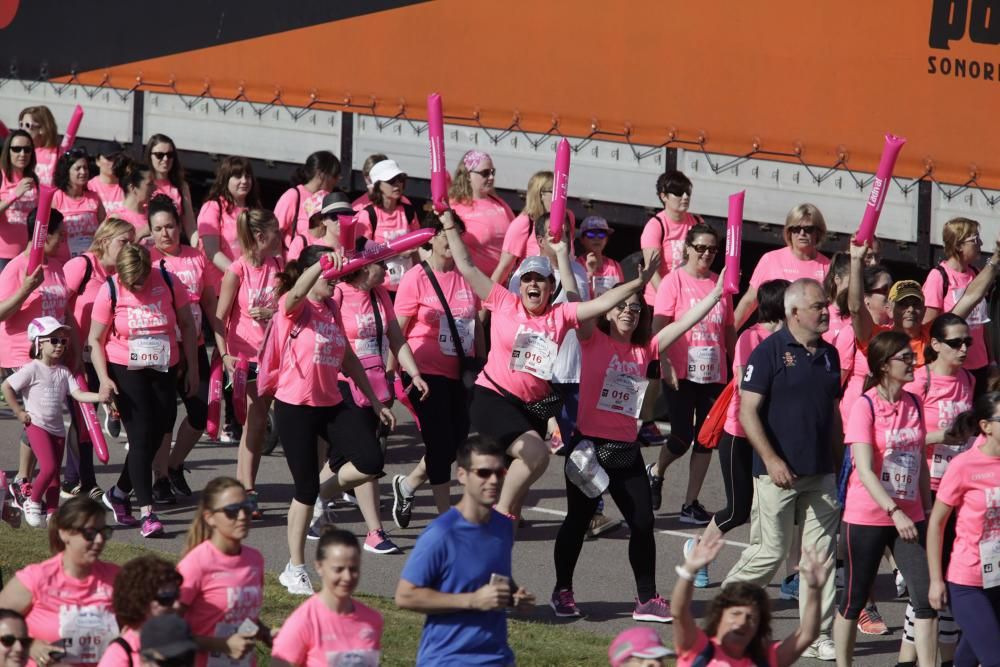 Carrera de la mujer en la zona este de Gijón.