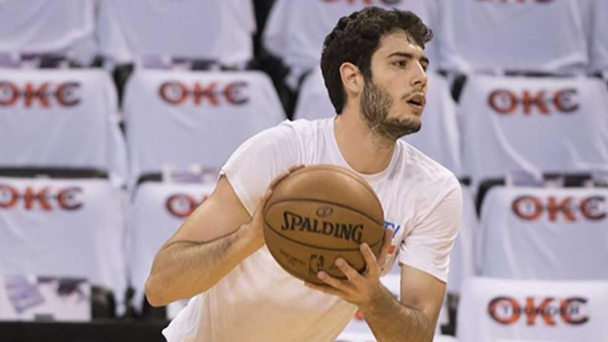 Abrines, calentando