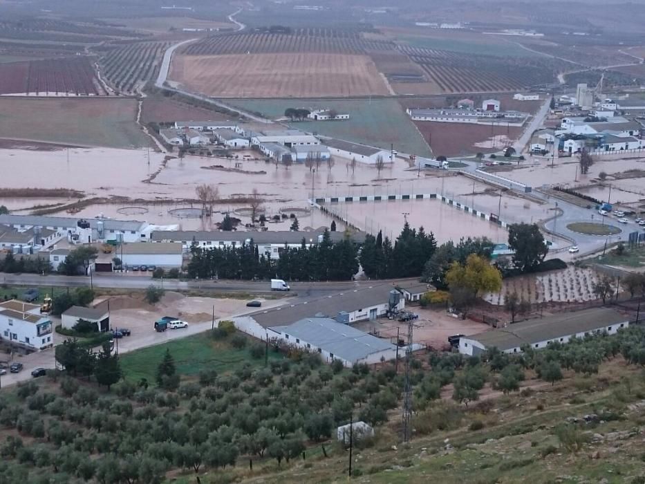 Inundaciones en Teba