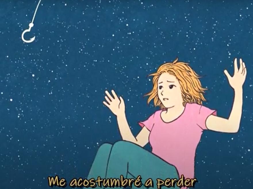 Una imagen del último videoclip de Arantxa Pérez, que se está acostumbrando a ganar.