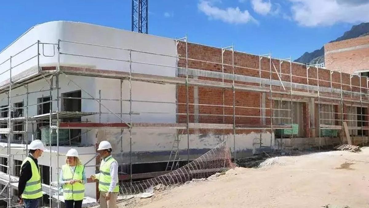 La residencia de mayores de Marbella, ubicada en el Trapiche del Prado, durante su construcción.