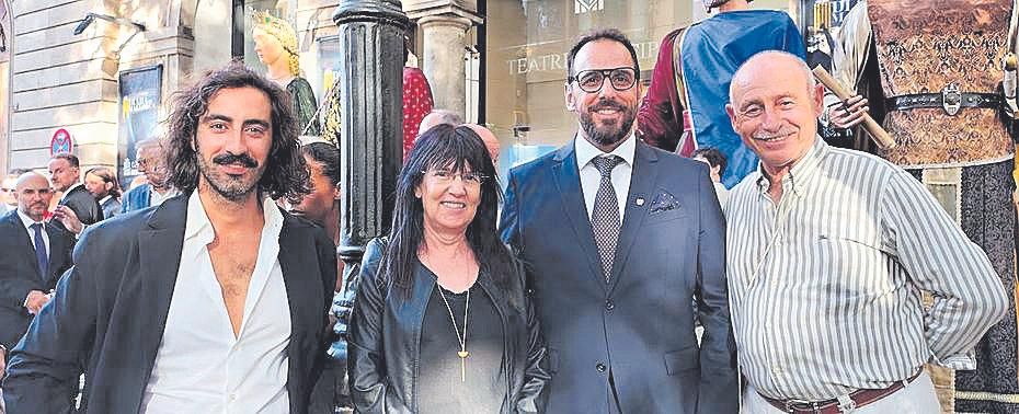 Julio Carvajal, Àngels Fermollese, Ignacio Fiol y Biel Frontera.