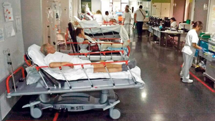 Nueva saturación de las urgencias con 75 pacientes pendientes de ingreso