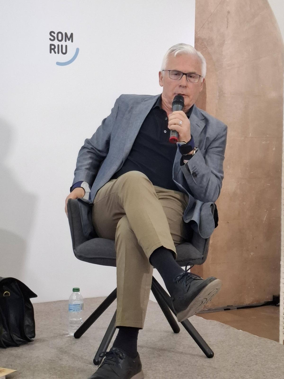 Baltasar Garzón durante su intervención en las 'V Jornades de Memòria Històrica de Riba-roja'.